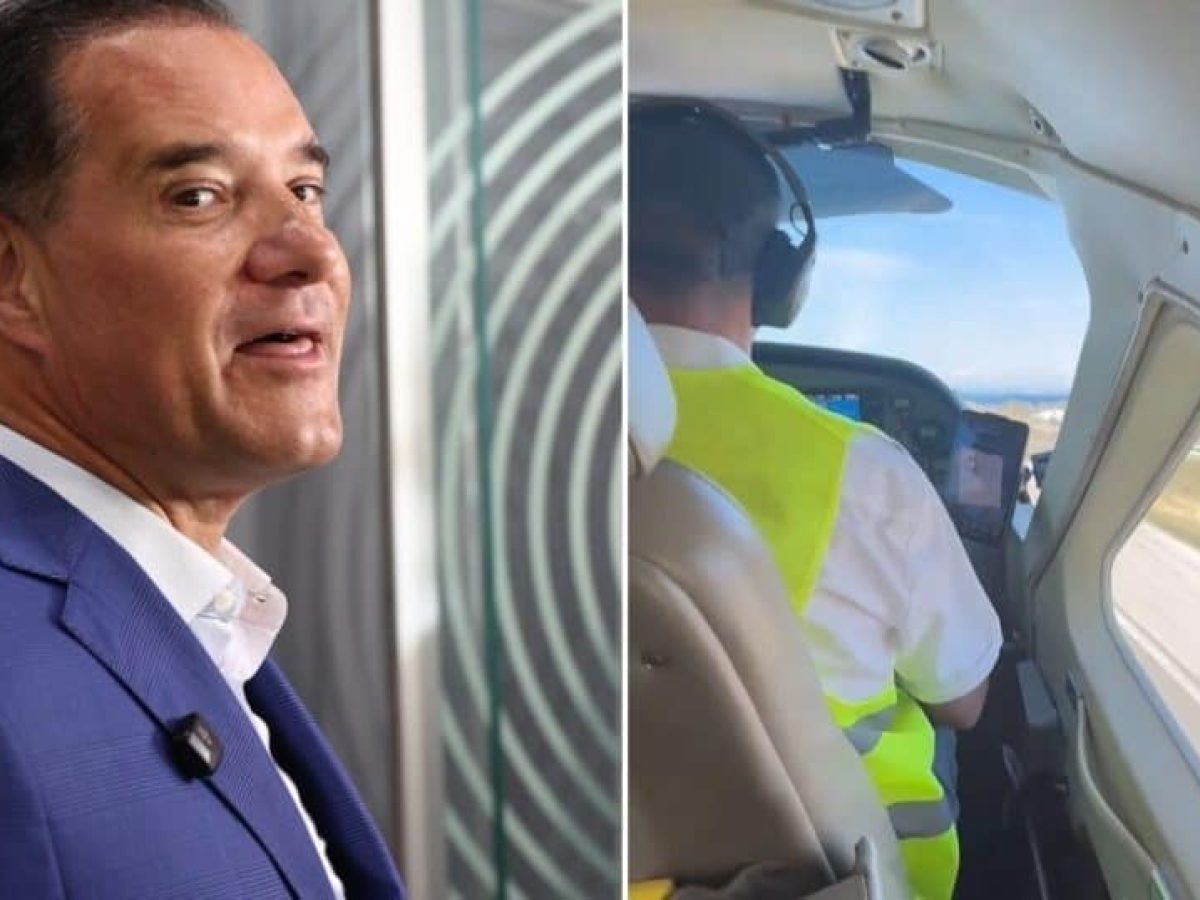 Ο Άδωνις κυκλοφορεί με… υδροπλάνο (βίντεο)