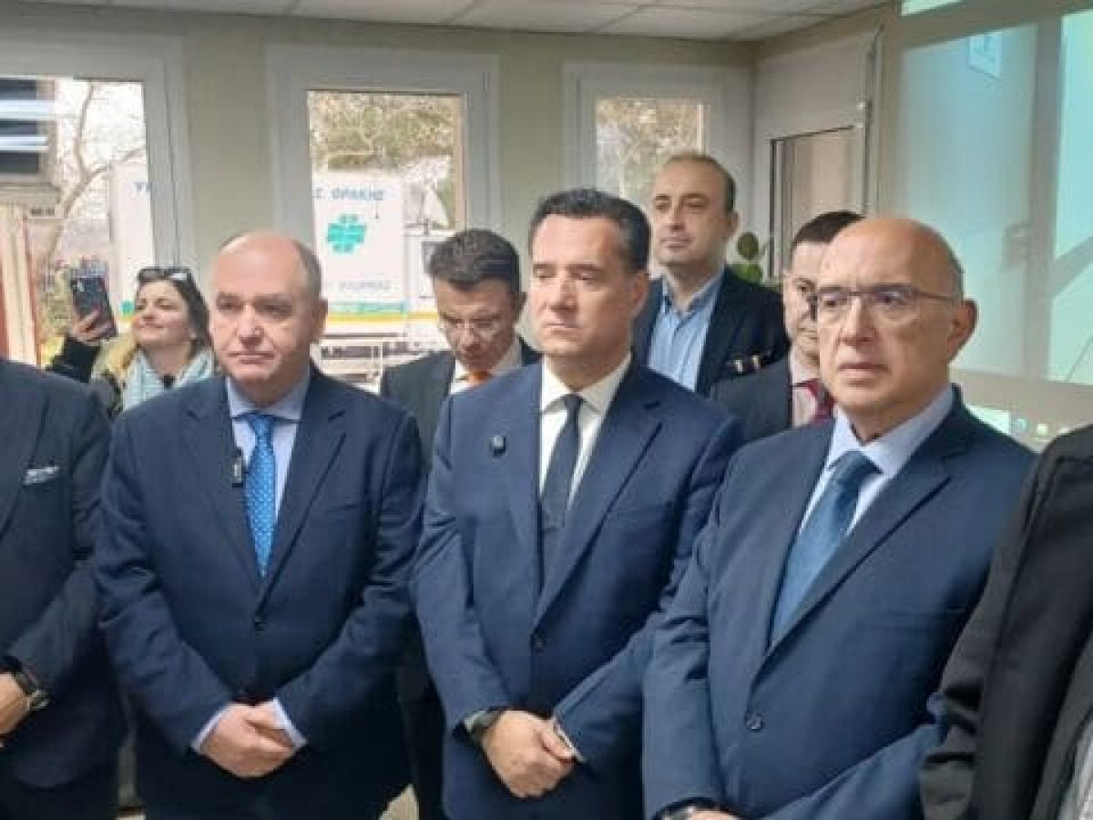 Άδωνις Γεωργιάδης από Αμύνταιο στα εγκαίνια του Κέντρου Υγείας: “Στόχος είναι να απορροφήσουμε και το τελ