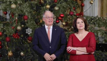 Έψαλαν τα Χριστουγεννιάτικα κάλαντα στον Πρέδρο της Δημοκρατίας
