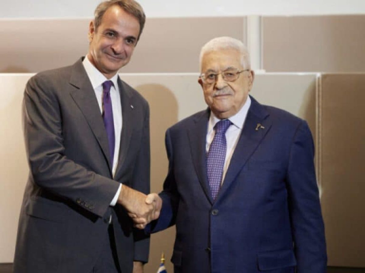Μητσοτάκης: Αναγνωρίζουμε τη σπουδαιότητα της Παλαιστινιακής Αρχής – Αμπάς: Ευχαριστούμε την Ελλάδα για τη στήριξη