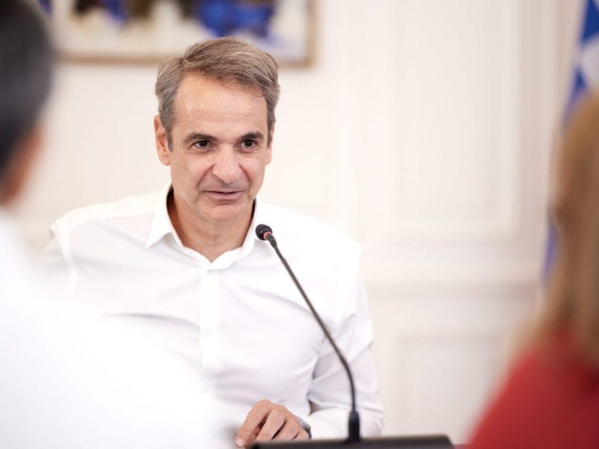 Ο Κ. Μητσοτάκης συναντήθηκε με μαθήτριες και μαθητές του μειονοτικού Δημοτικού Σχολείου Πάχνης Ξάνθης