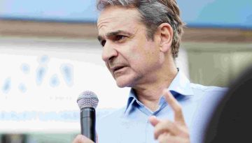 Ο Κυρ. Μητσοτάκης συναντήθηκε με μαθητές του μειονοτικού Δημοτικού Σχολείου Πάχνης Ξάνθης