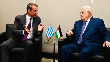 Συνάντηση Μητσοτάκη – Αμπάς στη Ραμάλα