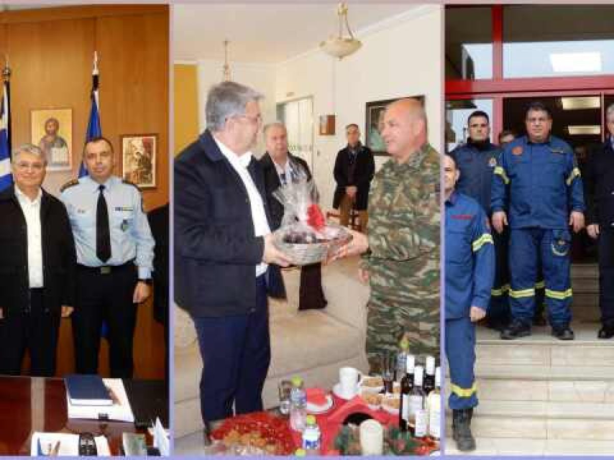 Στο Κιλκίς ο Δημήτρης Νατσιός: Επισκέψεις σε Αστυνομία, Στρατό και Πυροσβεστική – Δείτε εικόνες