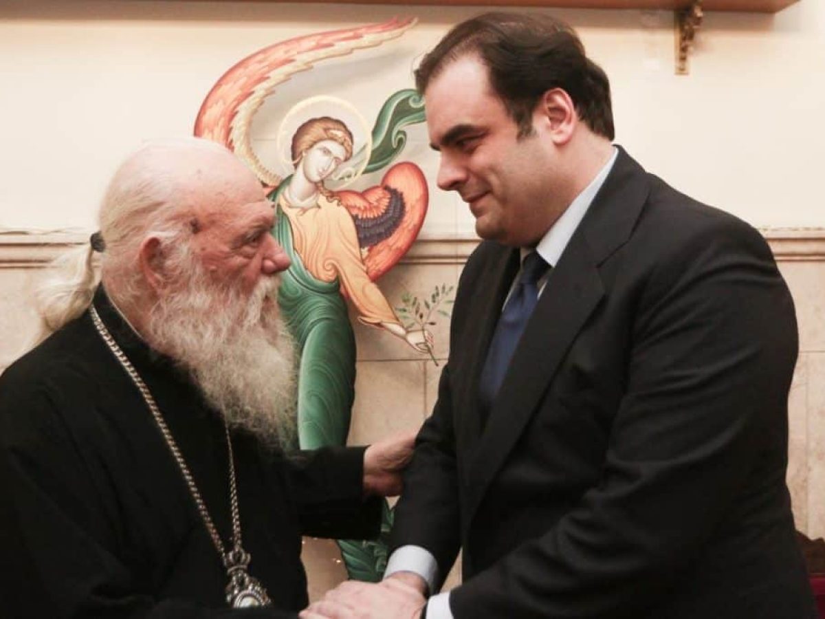 Στον Αρχιεπίσκοπο Ιερώνυμο ο νέος πρόεδρος του Eurogroup Κυριάκος Πιερρακάκης