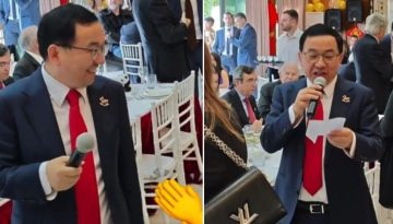 Έδωσε… ρεσιτάλ ο κινέζος πρέσβης στην Αθήνα – Τραγούδησε «Ας κρατήσουν οι χοροί» στην κοπή πίτας