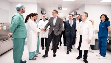 Επίσκεψη Μητσοτάκη στο νοσοκομείο Άγιος Σάββας: «Το ΕΣΥ αλλάζει»