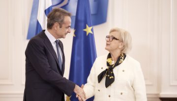 Η ανανέωση της ελληνογαλλικής στρατιωτικής συνεργασίας στο επίκεντρο της συνάντησης Μητσοτάκη με τη Γαλλίδα υπ. Άμυνας