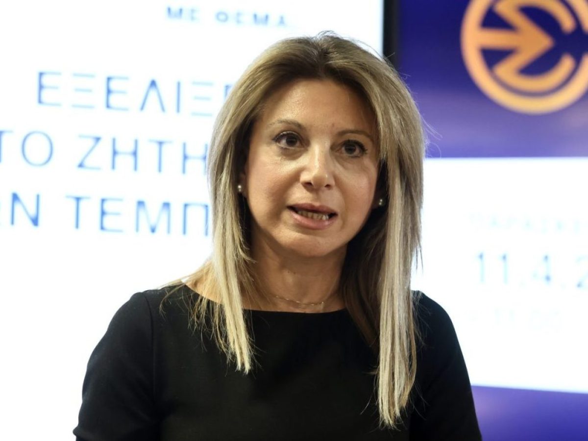 Καρυστιανού: Ζητά ενημέρωση από Μητσοτάκη για τη συνάντηση με Ερντογάν «για να κρίνουν οι πολίτες αν πρέπει να γίνει»