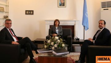 Κυπριακό: Χωρίς σημάδια σύγκλισης ολοκληρώθηκε η τριμερής στη νεκρή ζώνη στη Λευκωσία