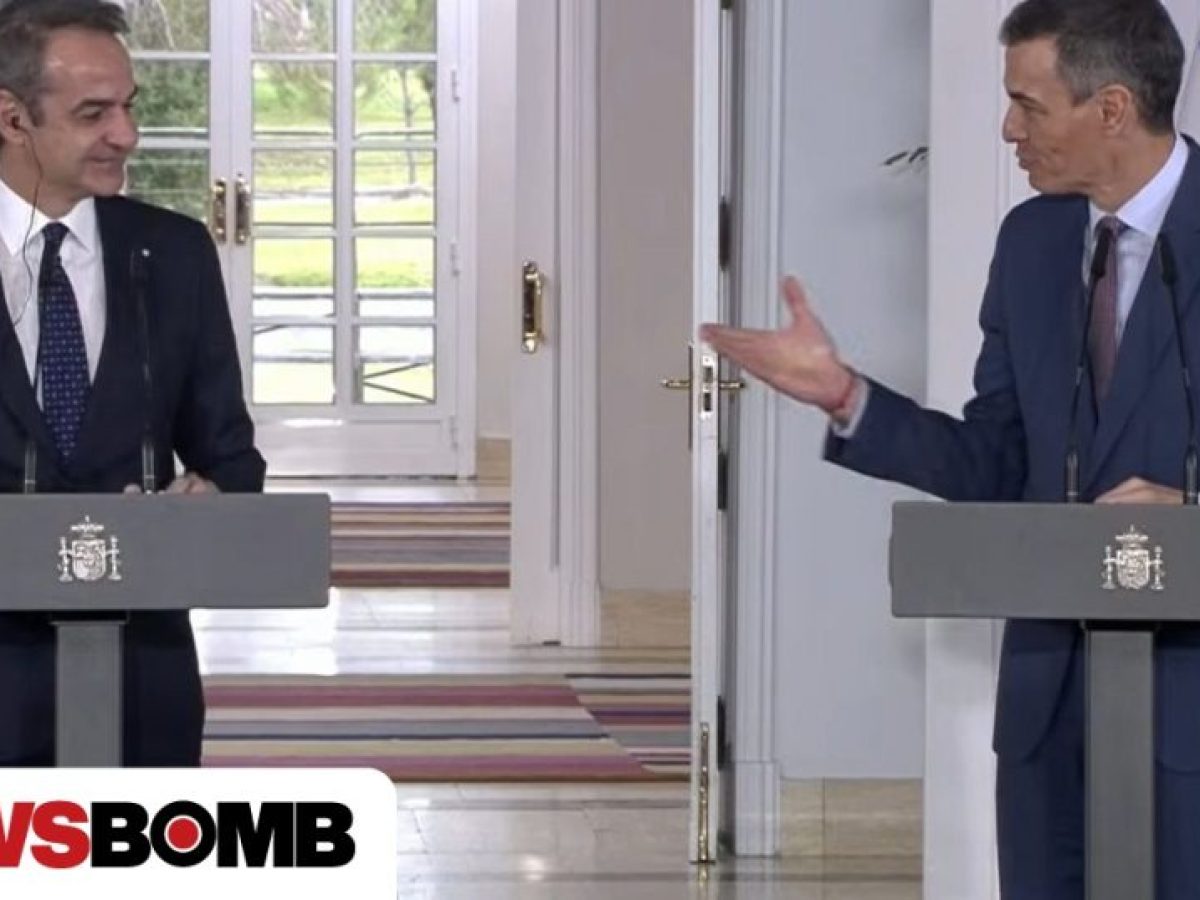 Μητσοτάκης: Δείτε Οι δηλώσεις του πρωθυπουργού μετά τη συνάντησή του με τον Σάντσεθ