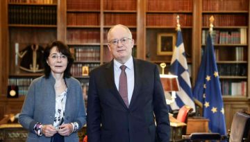 Ο Κων. Τασούλας συναντήθηκε με τη Μ. Δαμανάκη και συζήτησαν για το θαλάσσιο περιβάλλον