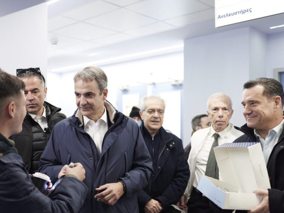 Ο Μητσοτάκης επισκέφθηκε το Γενικό Νοσοκομείο Αθηνών «Γεώργιος Γεννηματάς»