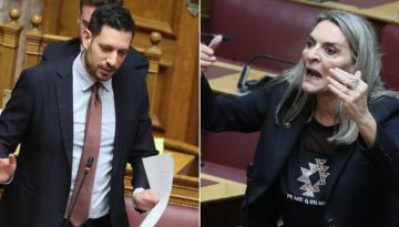 &Sigma;&epsilon;&xi;&iota;&sigma;&tau;&iota;&kappa;ή &epsilon;&pi;ί&theta;&epsilon;&sigma;&eta; &Kappa;&upsilon;&rho;&alpha;&nu;ά&kappa;&eta; &sigma;&epsilon; &Pi;έ&rho;&kappa;&alpha;: &laquo;&Epsilon;&delta;ώ &epsilon;ί&nu;&alpha;&iota; &Beta;&omicron;&upsilon;&lambda;ή, ό&chi;&iota; &eta; &kappa;&omicron;&upsilon;&zeta;ί&nu;&alpha; &sigma;&alpha;&sigmaf;&raquo;