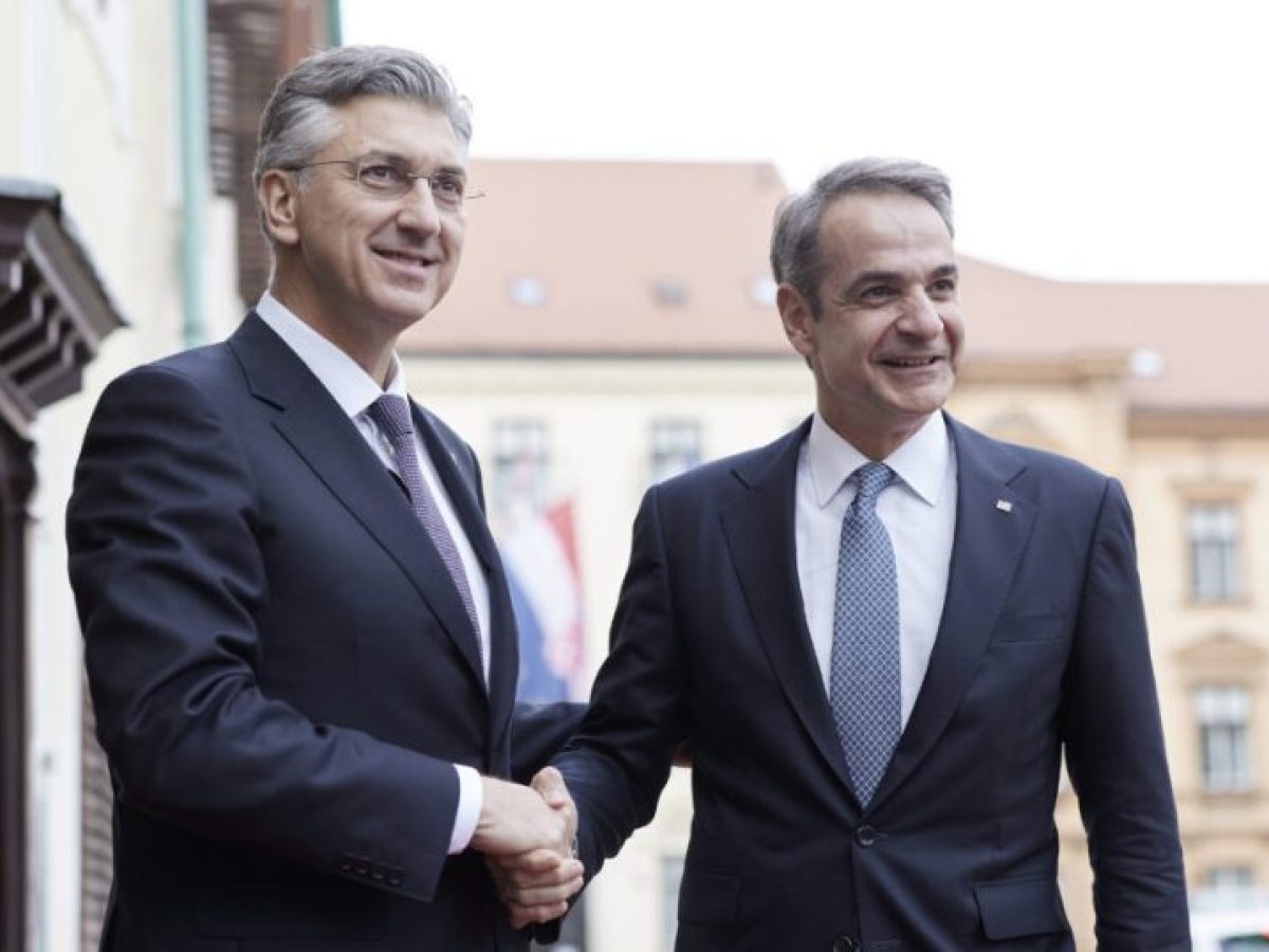 Συνάντηση Μητσοτάκη και Πλένκοβιτς στο Ζάγκρεμπ: Στην ατζέντα διμερή και ευρωπαϊκά ζητήματα