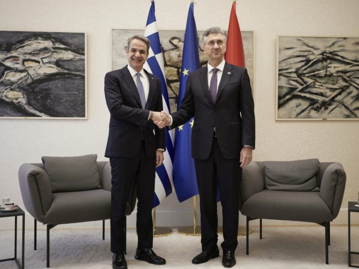 Συνάντηση Μητσοτάκη–Πλένκοβιτς στο Ζάγκρεμπ – Στο επίκεντρο η ανταγωνιστικότητα της ευρωπαϊκής οικονομίας