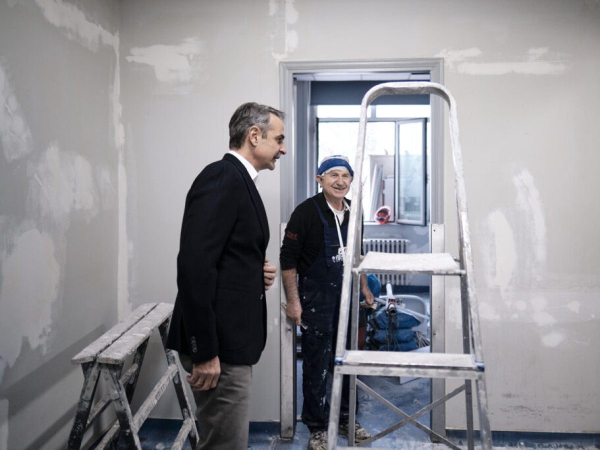 Στον «Ερυθρό Σταυρό» ο Μητσοτάκης – στο ανακαινισμένο τμήμα Επειγόντων