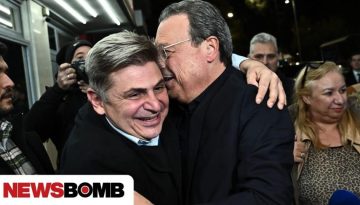 &Tau;&omicron; &omicron;&rho;&gamma;&iota;&sigma;&mu;έ&nu;&omicron; &tau;&eta;&lambda;&epsilon;&phi;ώ&nu;&eta;&mu;&alpha; &Phi;ά&mu;&epsilon;&lambda;&lambda;&omicron;&upsilon; &ndash; &Phi;&alpha;&rho;&alpha;&nu;&tau;&omicron;ύ&rho;&eta;: &laquo;&Omicron;&iota; &mu;&iota;&sigma;&omicron;ί &epsilon;&tau;&omicron;&iota;&mu;ά&zeta;&epsilon;&sigma;&tau;&epsilon; &nu;&alpha; &pi;ά&tau;&epsilon; &sigma;&tau;&omicron;&nu; &Alpha;&lambda;έ&xi;&eta;&raquo;
