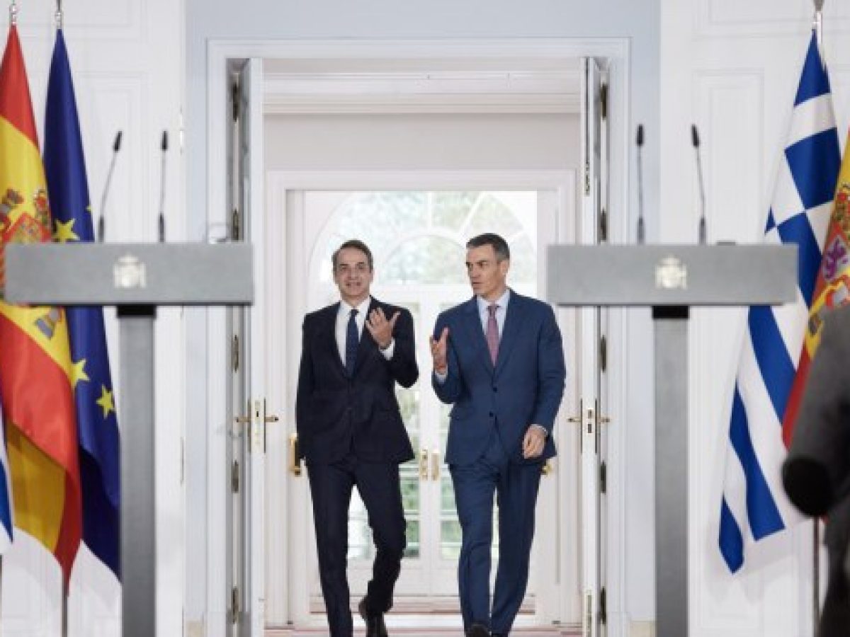 Αμοιβαία βούληση Μητσοτάκη – Σάντσεθ για ενίσχυση των διμερών σχέσεων Ελλάδας – Ισπανίας
