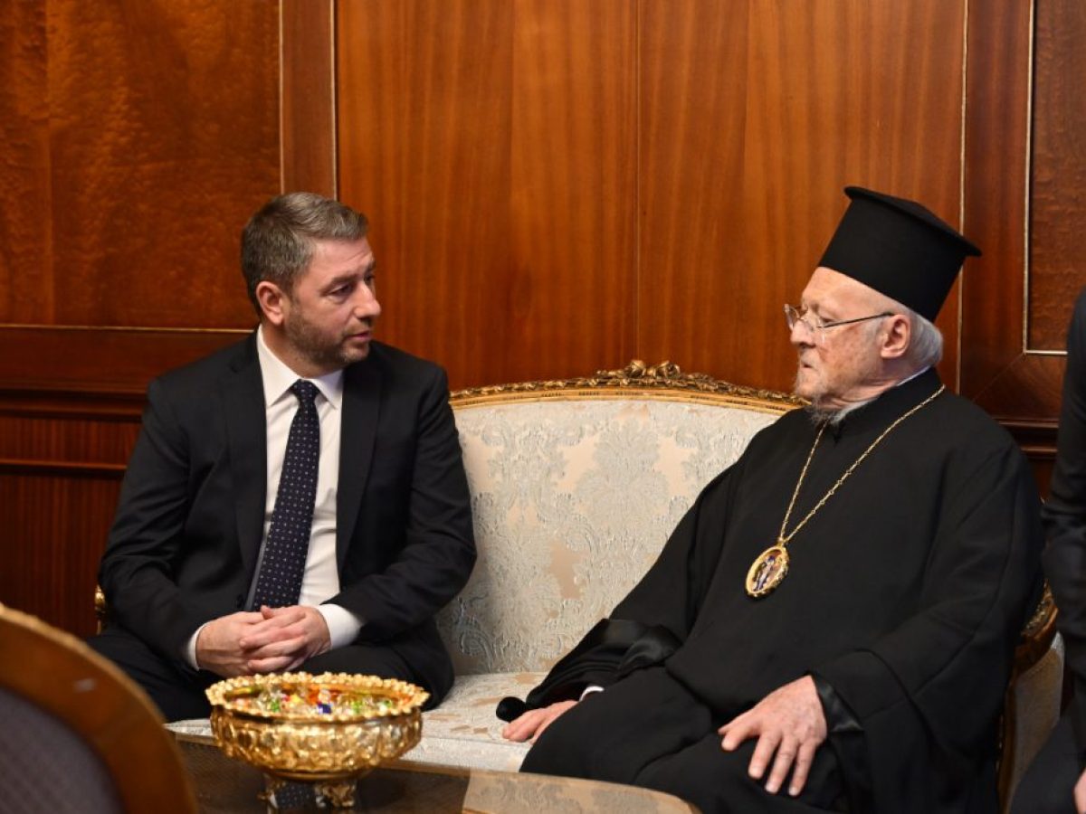 Ανδρουλάκης: «Κάθε συνάντηση με τον Οικουμενικό Πατριάρχη είναι μάθημα ανθρωπιάς»