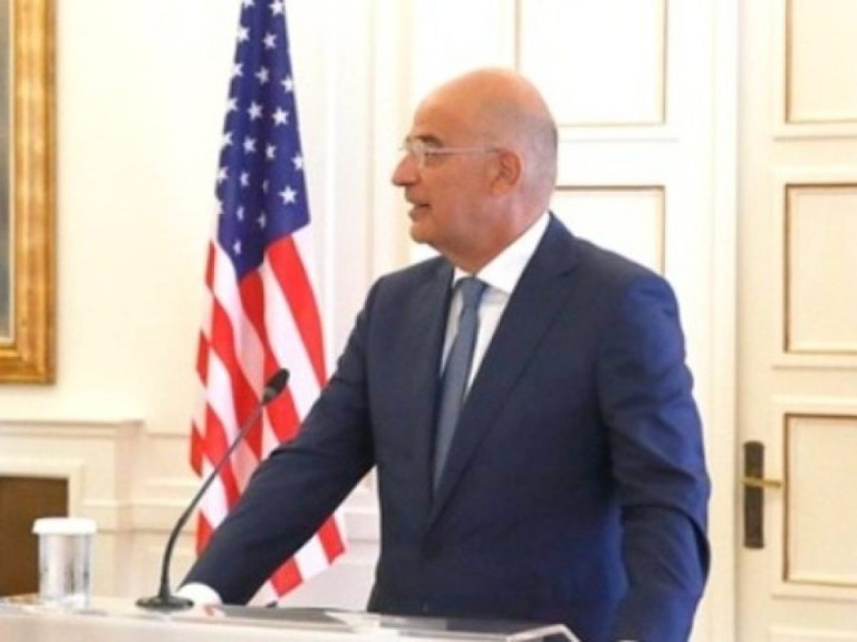 Δένδιας από Ουάσινγκτον: Η «Γαλάζια Πατρίδα» δεν βοηθά στον διάλογο με την Τουρκία