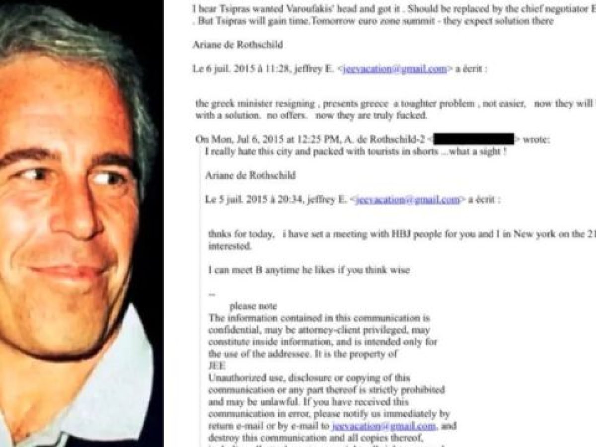 “Τώρα την έχουν πραγματικά γ@μ@σ@”: Αλληλογραφία του Τζέφρι Επστάιν με την Αριάν ντε Ρότσιλντ για το