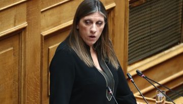 Κωνσταντοπούλου: O Μητσοτάκης θέλει να μας σύρει με την πλευρά των εγκληματιών πολέμου