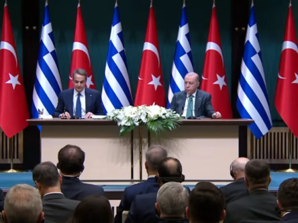 Μητσοτάκης–Ερντογάν στην Άγκυρα: «Καιρός να αρθεί κάθε απειλή» – Μοναδική διαφορά για Δικαστήριο οι θαλάσσιες ζώνες – Δια