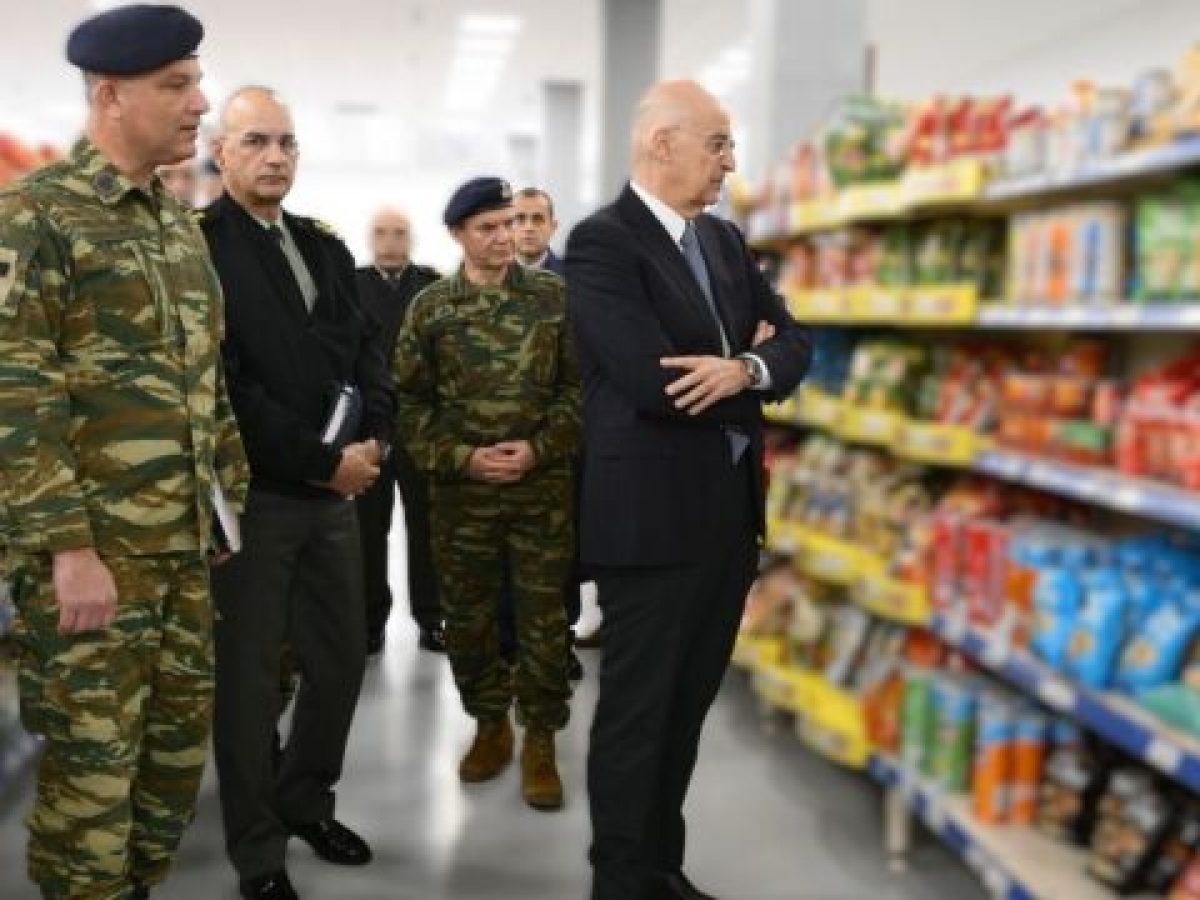 Ο Νίκος Δένδιας στη νεοσυσταθείσα Διοίκηση Κέντρων Μονάδων Εφοδιασμού Στρατού (Εικόνες)