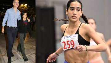 &Pi;&rho;&omega;&tau;&alpha;&theta;&lambda;ή&tau;&rho;&iota;&alpha; &sigma;&tau;&omicron;&nu; &sigma;&tau;ί&beta;&omicron; &eta; &kappa;ό&rho;&eta; &tau;&omicron;&upsilon; &Kappa;. &Mu;&pi;&alpha;&kappa;&omicron;&gamma;&iota;ά&nu;&nu;&eta; (&beta;ί&nu;&tau;&epsilon;&omicron;)