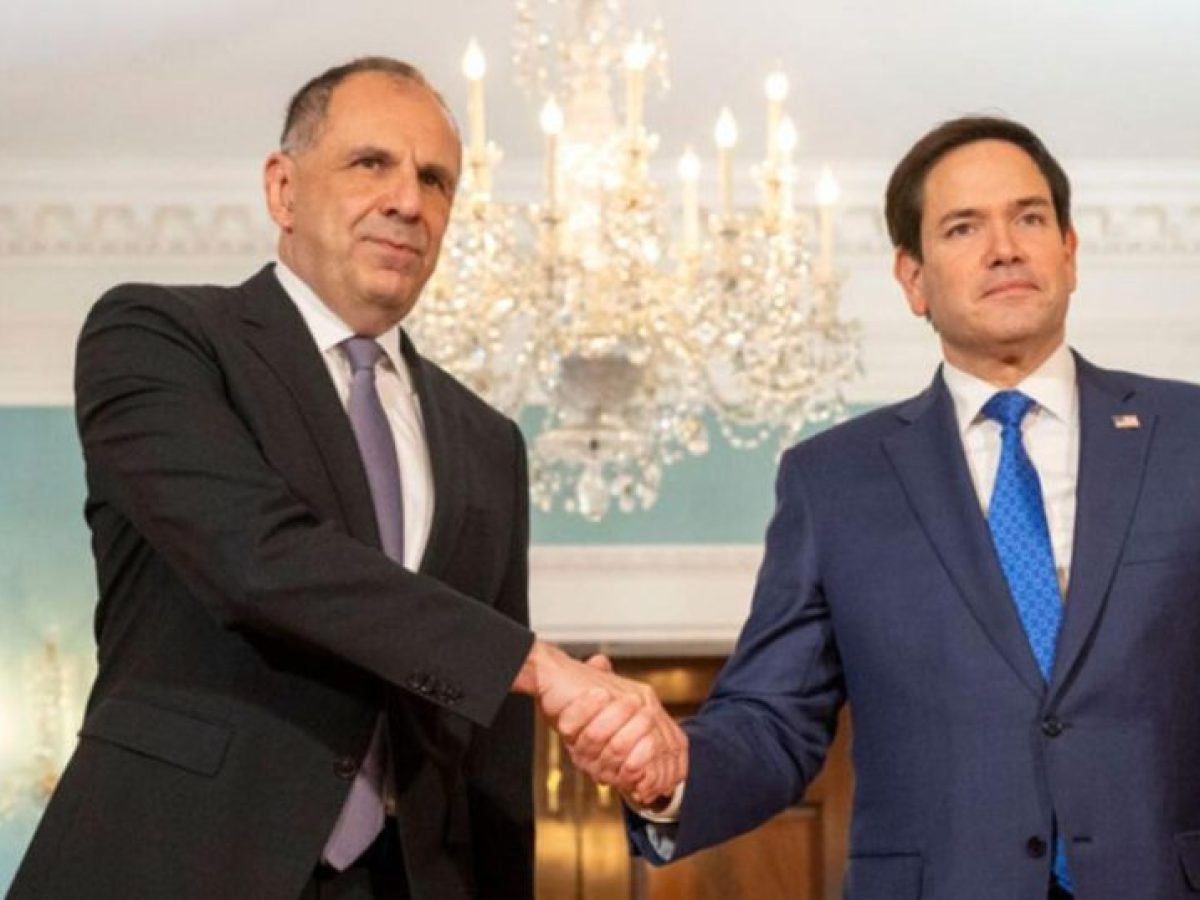 Συνάντηση Γεραπετρίτη – Ρούμπιο στον Λευκό Οίκο: Στην Αθήνα εντός του έτους ο 6ος γύρος Στρατηγικού Διαλόγου