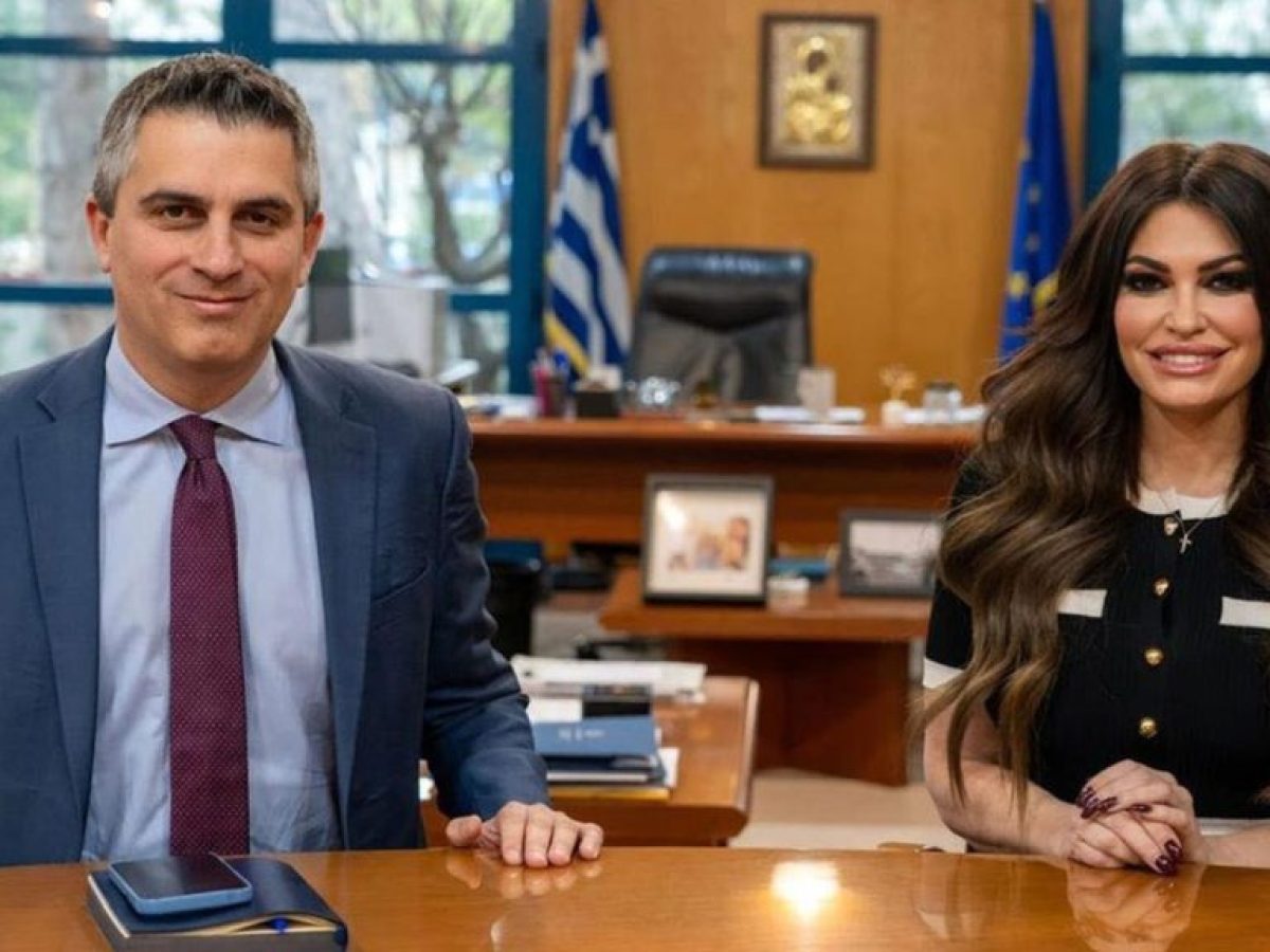 Συνάντηση του Υπουργού Υποδομών και Μεταφορών Χρίστου Δήμα με την πρέσβη των ΗΠΑ Κίμπερλι Γκίλφοϊλ