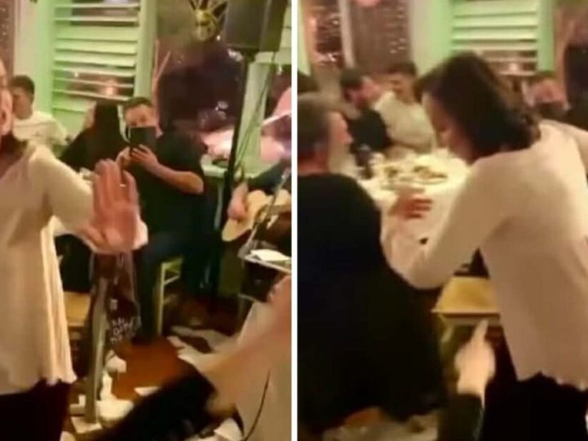 Το ζεϊμπέκικο της Άννας Διαμαντοπούλου στην Κοζάνη – Χορός και ευχές για τις Απόκριες