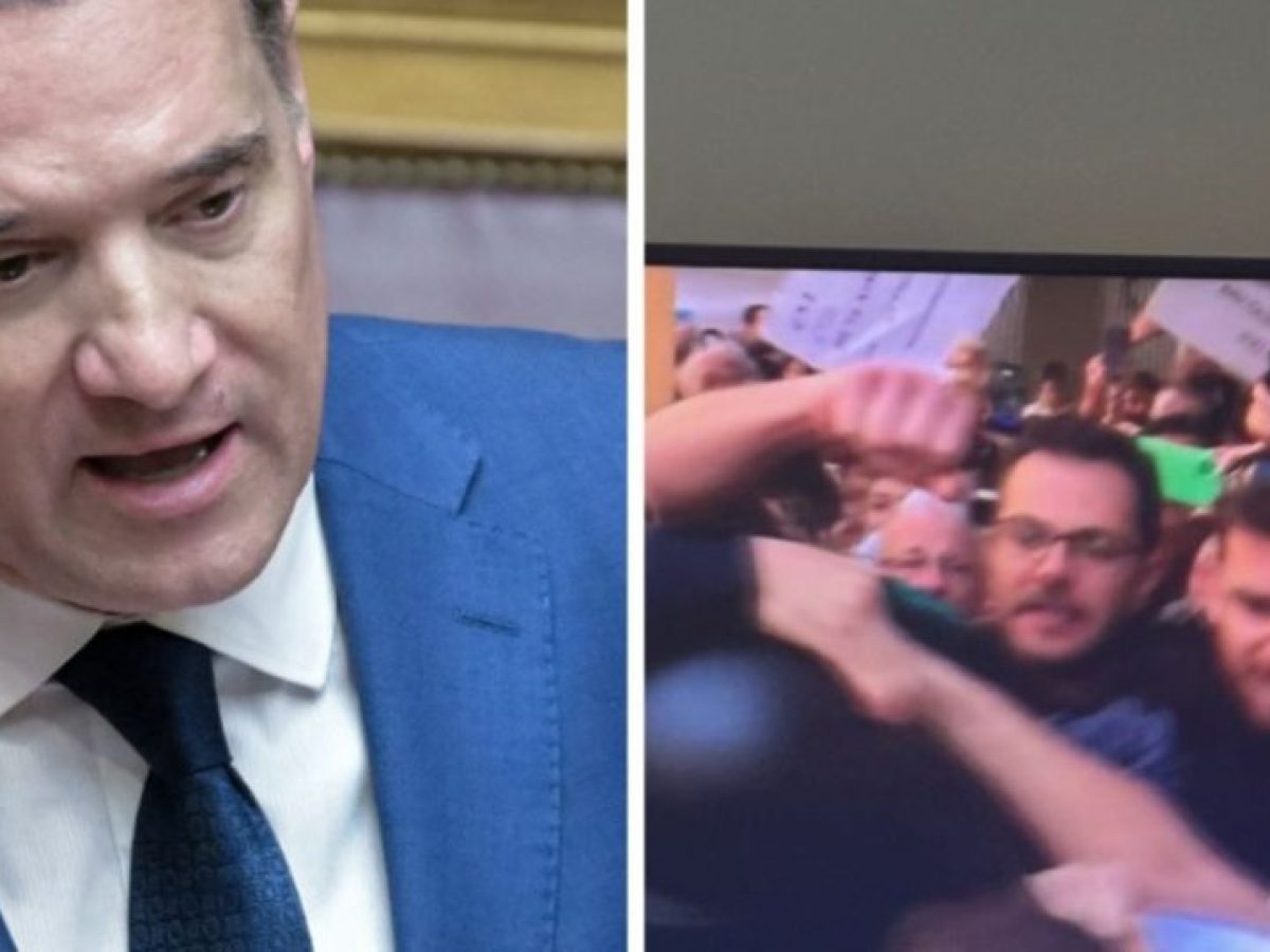 Αδωνις Γεωργιάδης: «Το έγκλημά μου; Δεν με πέτυχε η γροθιά» [vid,pics]