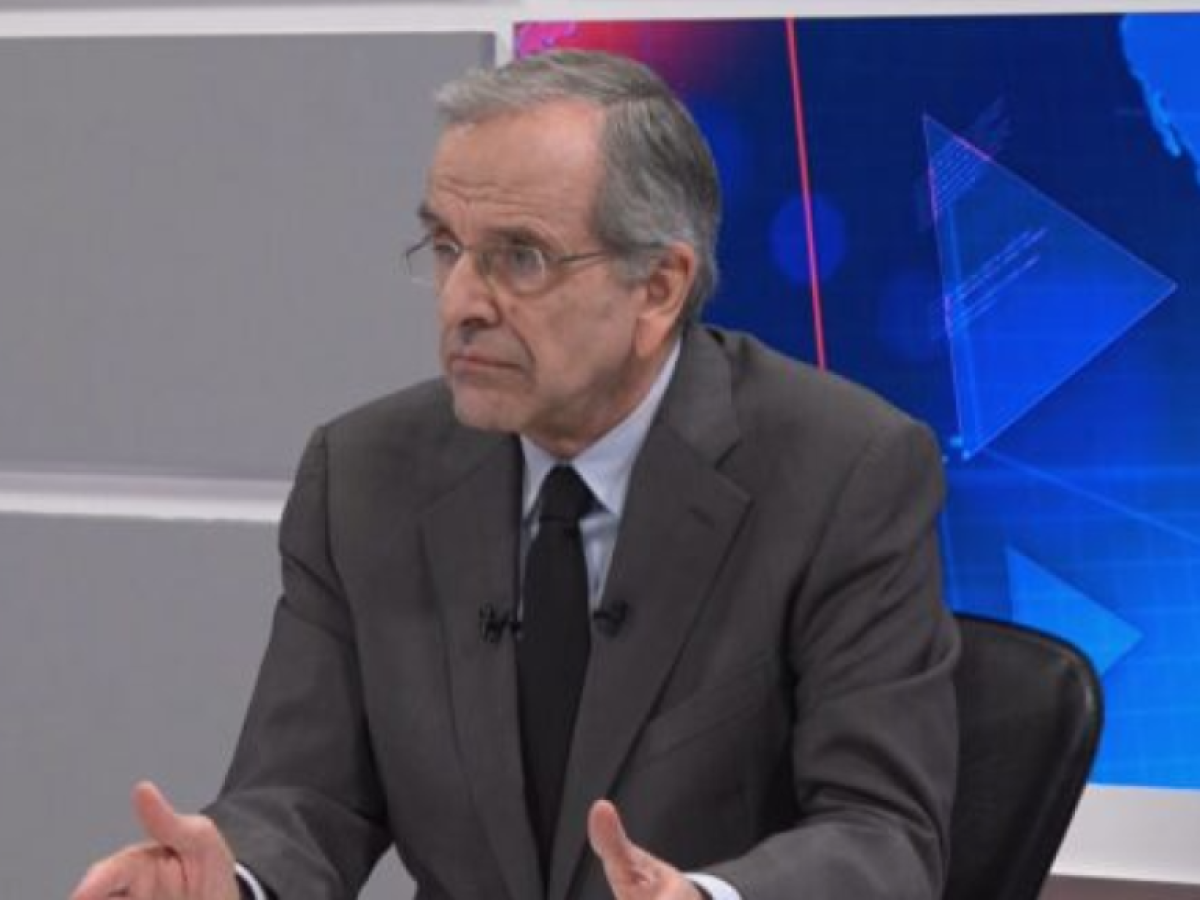 Αντώνης Σαμαράς: «Ποιο Μητσοτάκης ή χάος; Ο Μητσοτάκης είναι το χάος»