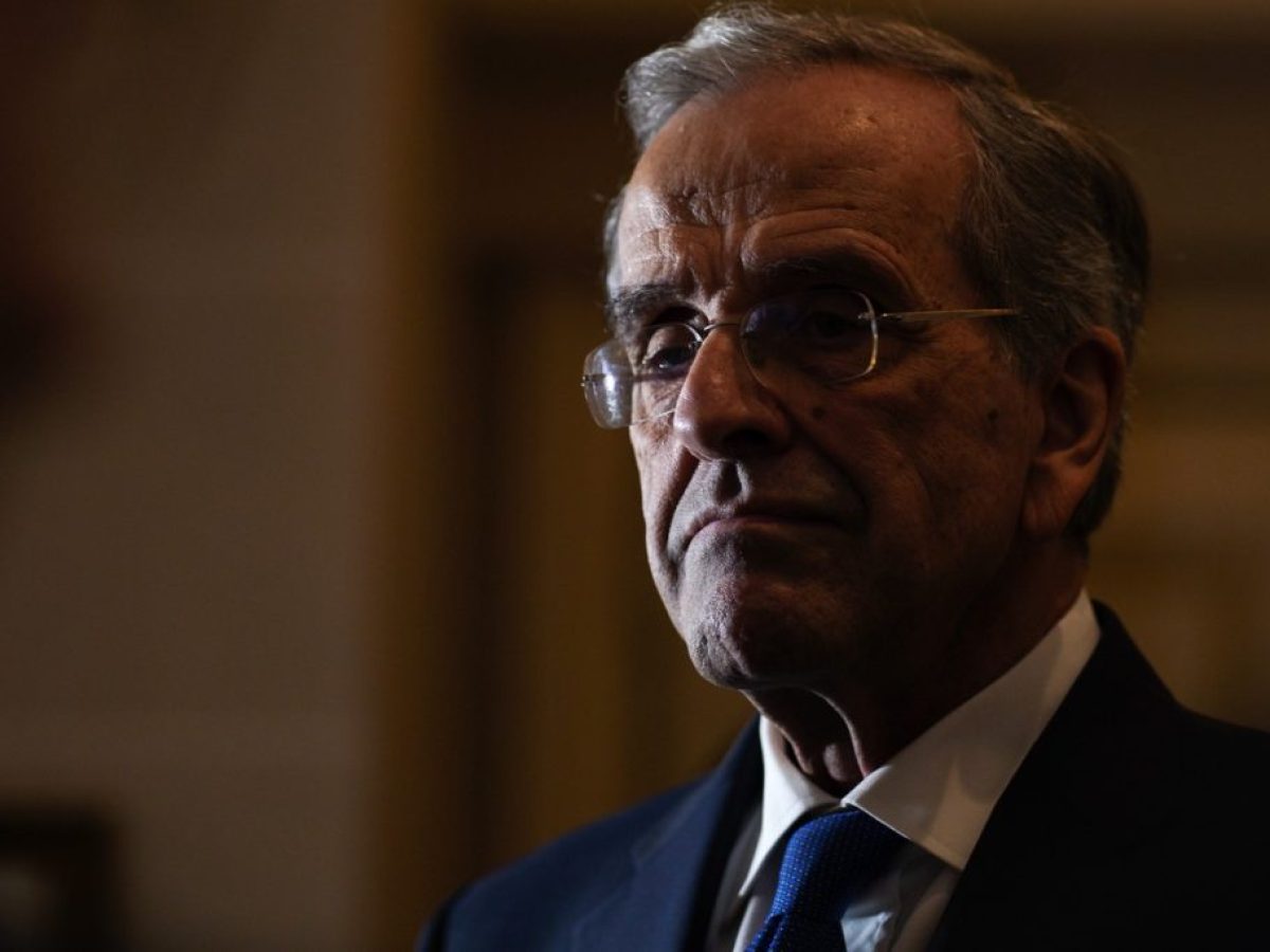 Αντώνης Σαμαράς: Το χάος είναι ο Κυριάκος Μητσοτάκης – Λάθος το ταξίδι στον Ερντογάν