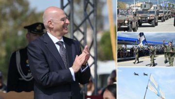 Δένδιας από Μεσολόγγι: “Η ελευθερία θέλει αντοχή, ενότητα και αρχές αδιαπραγμάτευτες” (Εικόνες)