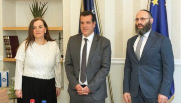 Συνάντηση Πλεύρη με την Ευρωπαϊκή Εβραϊκή Ένωση: “H προστασία της εβραϊκής κοινότητας αποτελεί αδιαπραγμά