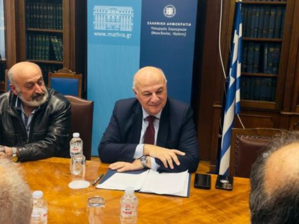 Συνάντηση Τσιάρα με την Πανελλήνια Ένωση Κτηνοτρόφων: “Προτεραιότητα η στήριξη της ελληνικής κτηνοτροφίας