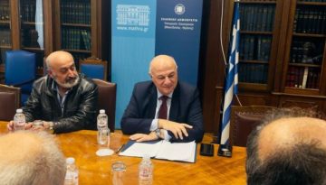 Συνάντηση Τσιάρα με την Πανελλήνια Ένωση Κτηνοτρόφων: “Προτεραιότητα η στήριξη της ελληνικής κτηνοτροφίας
