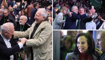 Συνέδριο ΠΑΣΟΚ: Selfies, “πηγαδάκια” και χαμόγελα – Τα κλικ που ξεχώρισαν (Εικόνες  Βίντεο)