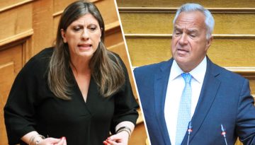Βουλή: Ηλεκτρισμένη συνάντηση Κωνσταντοπούλου – Βορίδη στο περιστύλιο και οι “φαρμακερές” ατάκες για