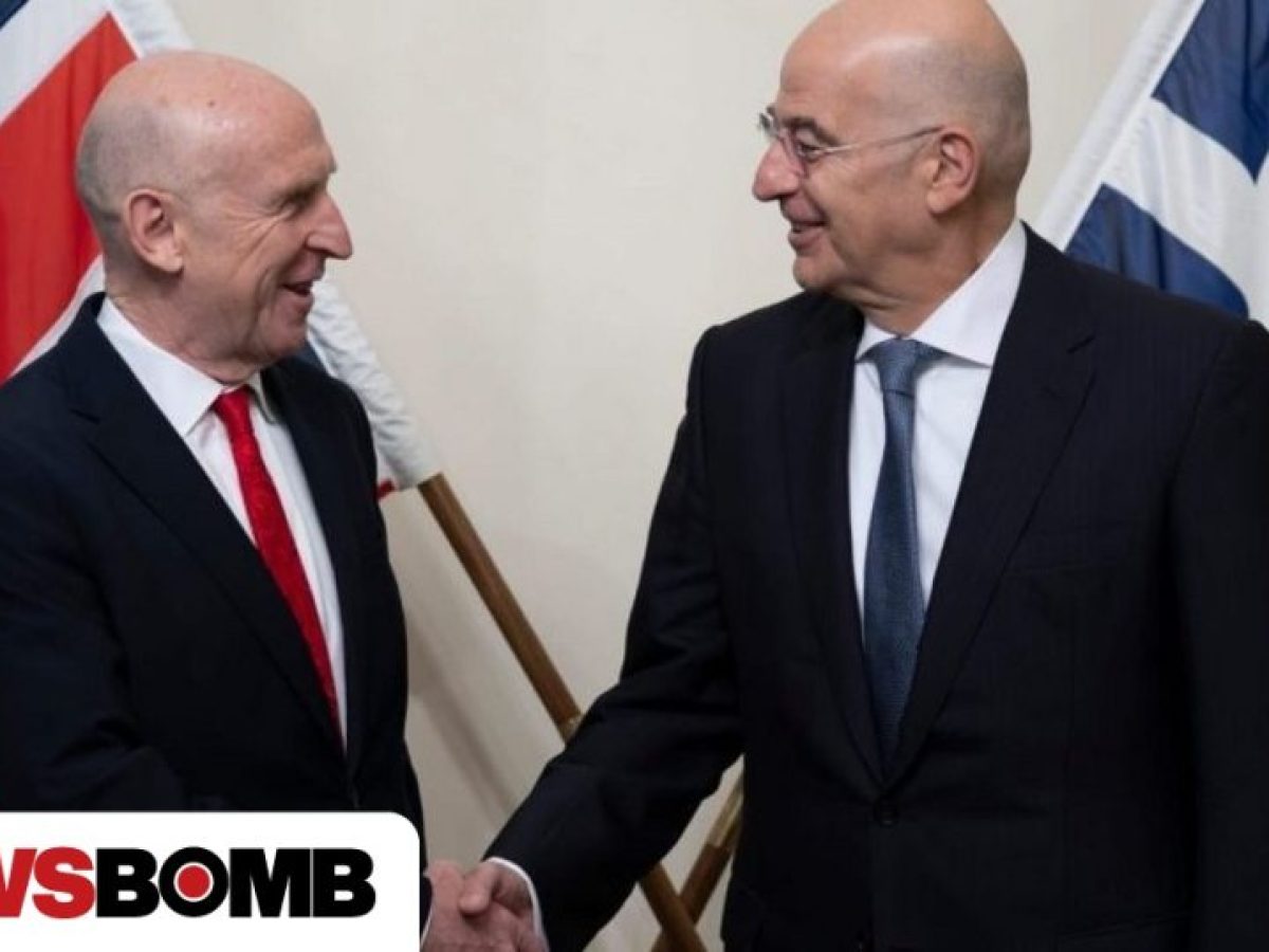 Ελλάδα και Βρετανία «ενώνουν δυνάμεις» στα drones: Τι συζήτησαν Δένδιας και Healy