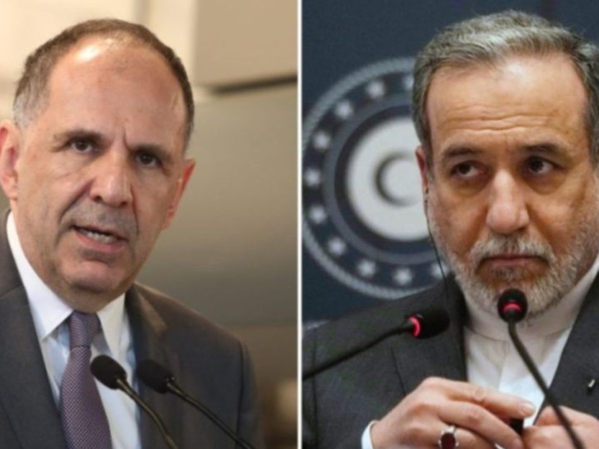 Επικοινωνία Γεραπετρίτη – Αραγτσί: Ζητάμε να επιτραπεί η έξοδος των ελληνικών πλοίων από τον Περσικό Κόλπο