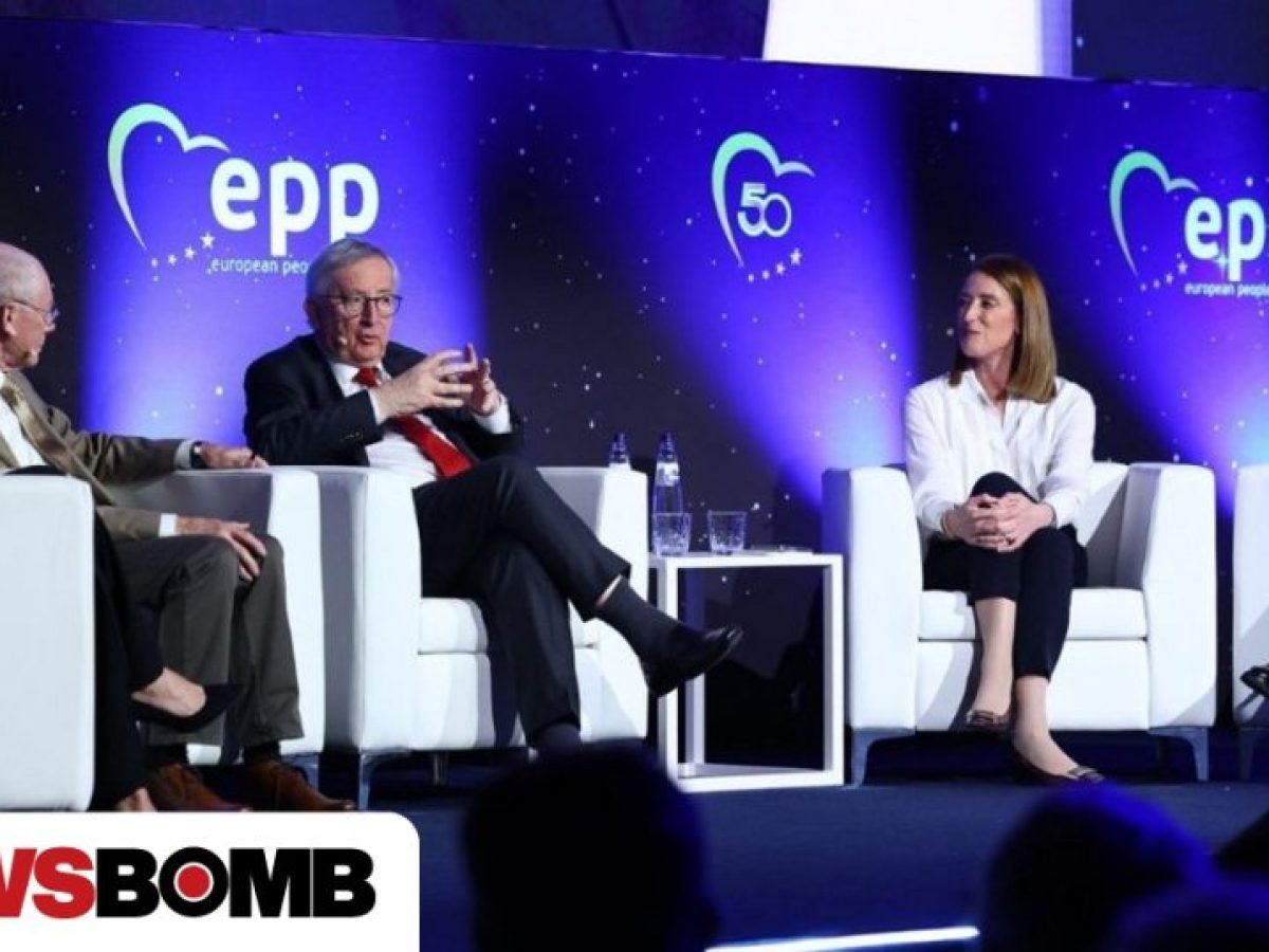 Γιούνκερ: «Είμαι περήφανος που κρατήσαμε την Ελλάδα στην Ευρωζώνη» – Εγκώμια Μέτσολα στον Μητσοτάκη