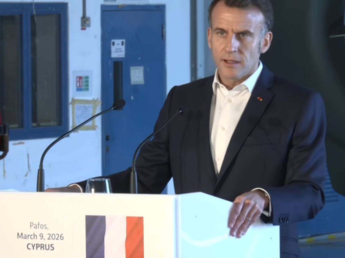 Ισχυρό μήνυμα Μακρόν: Όποιος επιτίθεται στην Κύπρο, επιτίθεται στην Ευρώπη