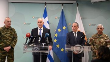 Νίκος Δένδιας από Λευκωσία: Η ελληνική κυβέρνηση αποδεικνύει έμπρακτα ότι η Κύπρος κείται πλησίον