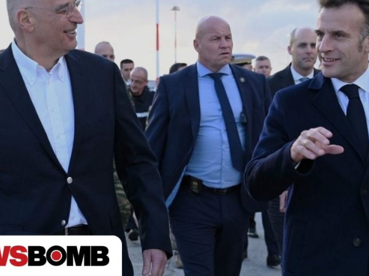 Νίκος Δένδιας: «Εξαιρετική ημέρα για τις σχέσεις Ελλάδας-Γαλλίας η επίσκεψη Μακρόν»
