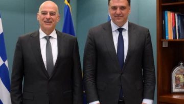 Συνάντηση Δένδια – Κικίλια για τη ναυπήγηση του Εθνικού Πλοίου