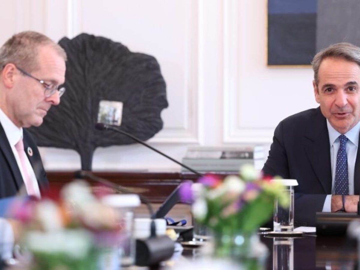 Συνάντηση του Κυριάκου Μητσοτάκη με τον Περιφερειακό Διευθυντή Ευρώπης του Π.O.Y.